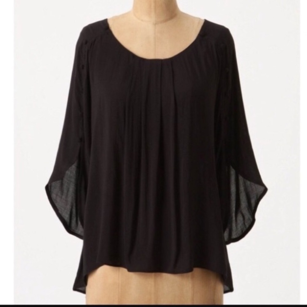 Black Anthropologie Top